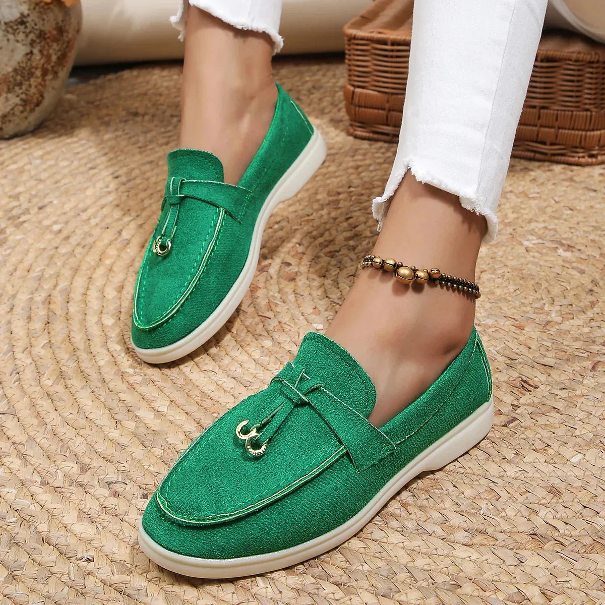 Classic Loop Detail Loafers