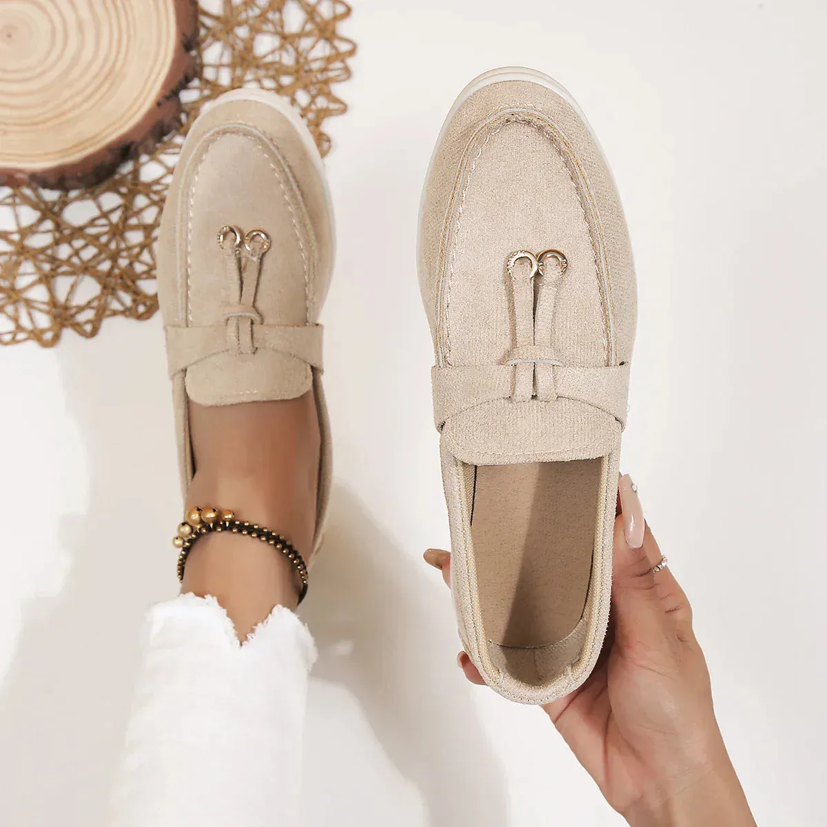 Classic Loop Detail Loafers