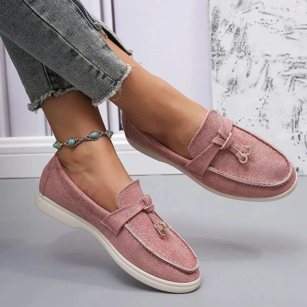 Classic Loop Detail Loafers
