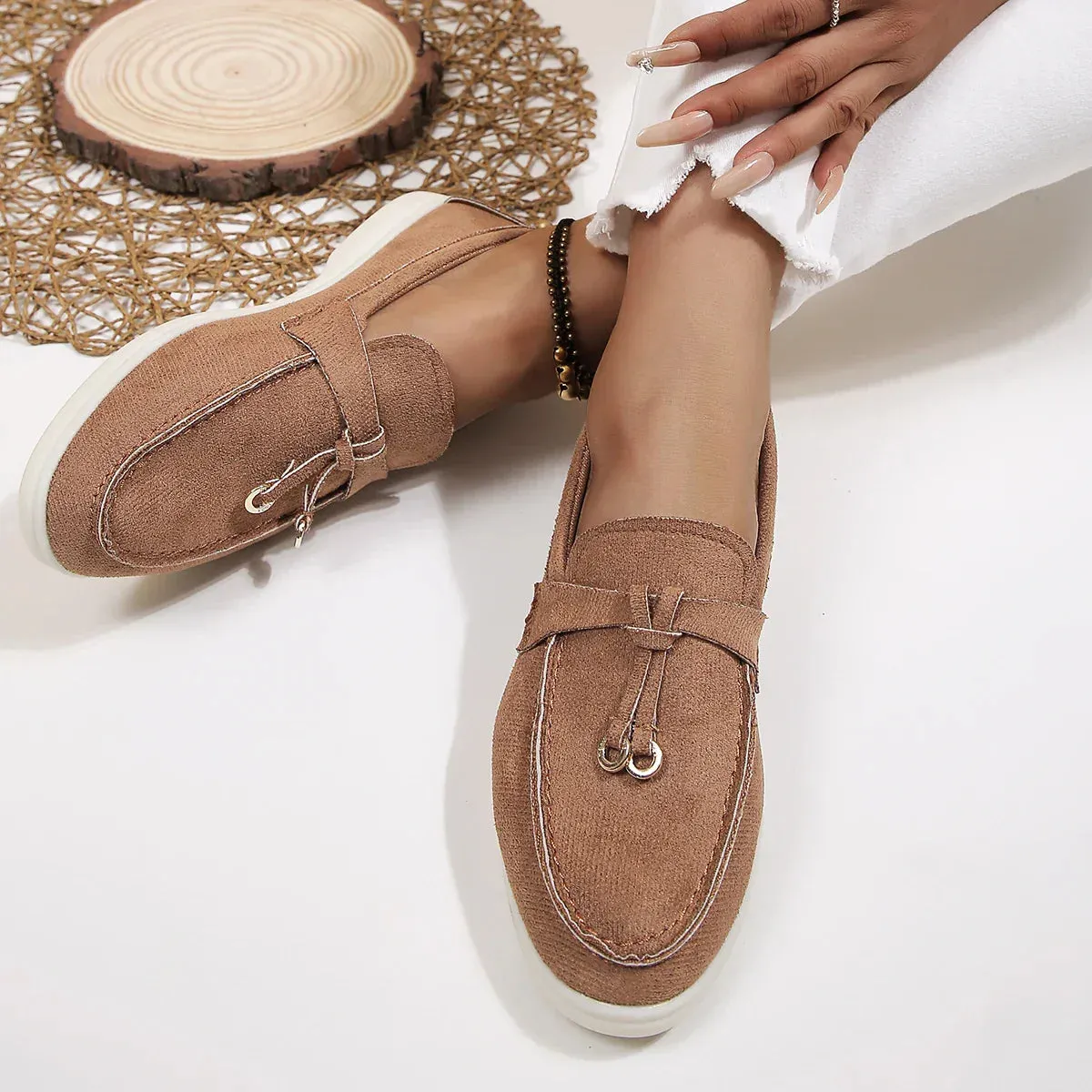 Classic Loop Detail Loafers
