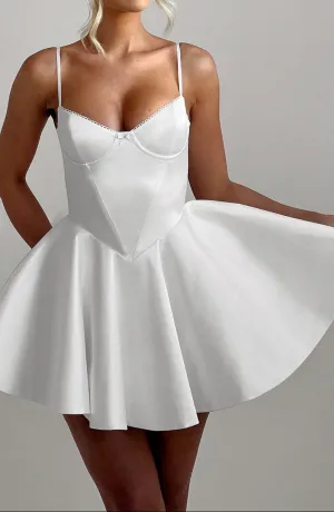 Concetta Mini Dress - Ivory 