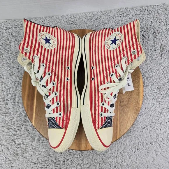Converse CTAS Chuck Taylor All Star Hi Top Stripes USA Casual Y2K Sneaker Mens 9