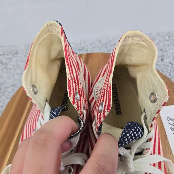 Converse CTAS Chuck Taylor All Star Hi Top Stripes USA Casual Y2K Sneaker Mens 9