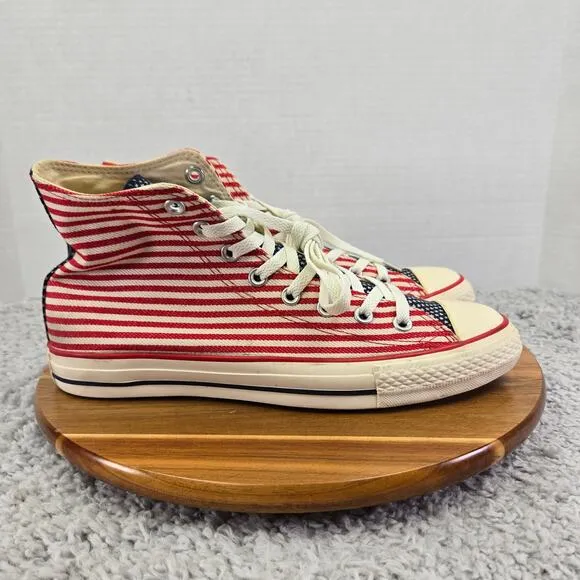 Converse CTAS Chuck Taylor All Star Hi Top Stripes USA Casual Y2K Sneaker Mens 9