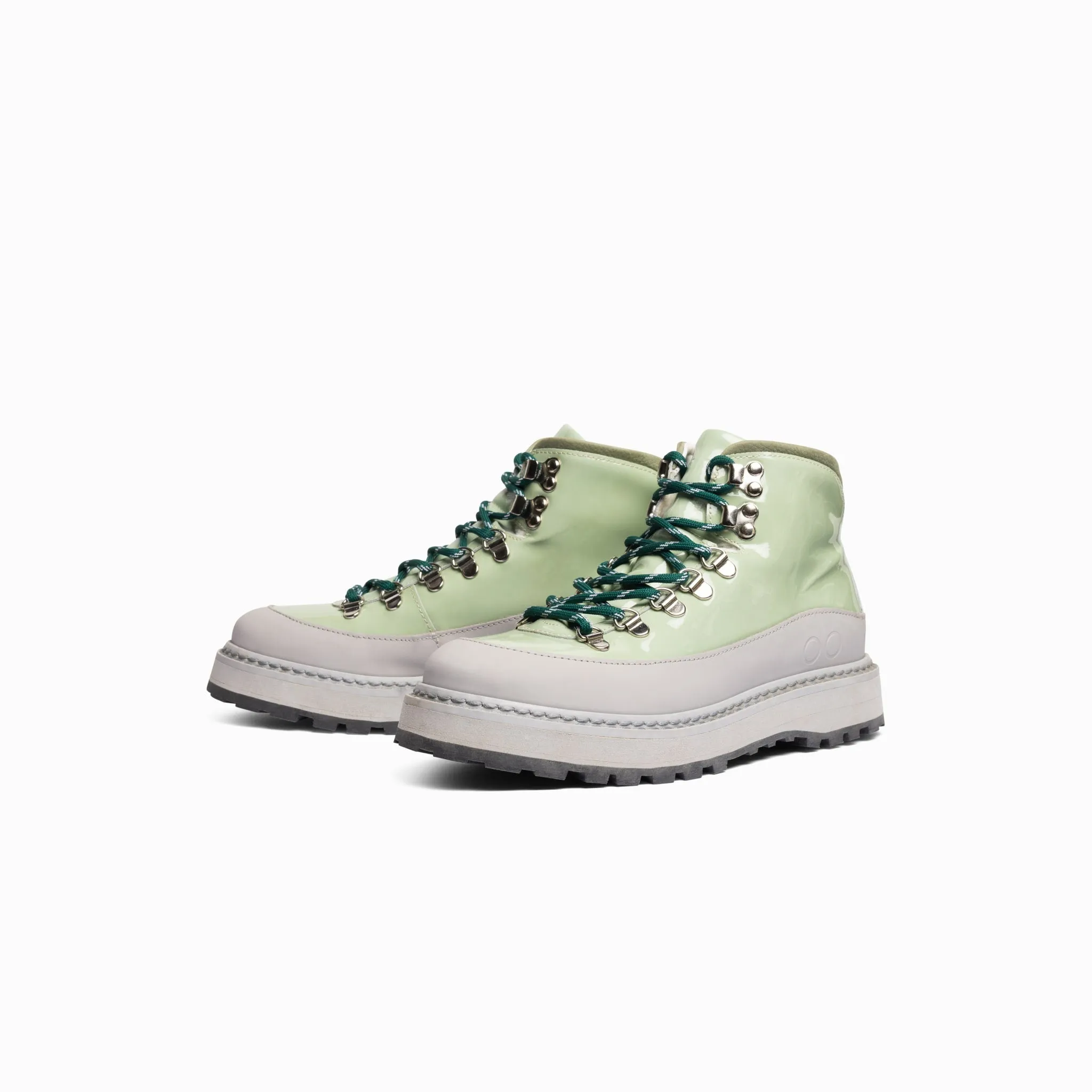 Core Cap - Patent Leather - Light Green - Woman