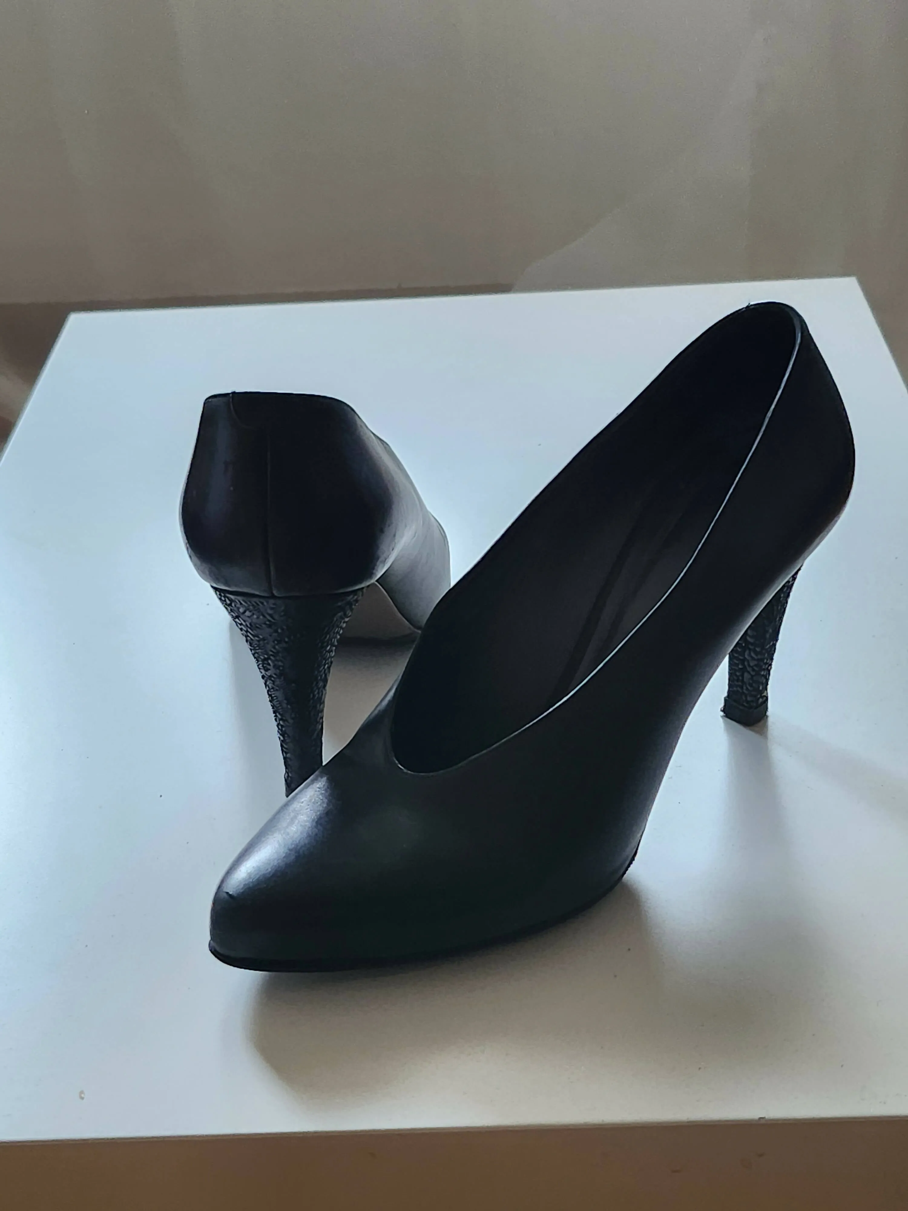 Damen Pumps Navy Boot