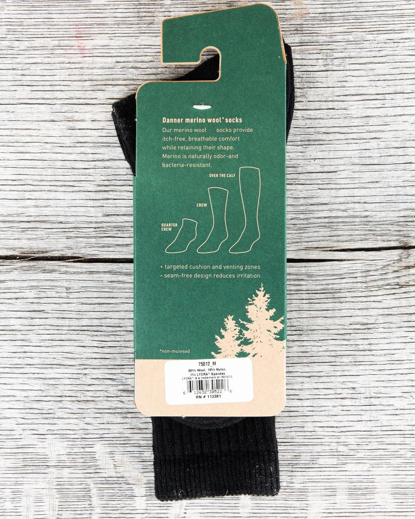 Danner Socks Uniform Midweight Merino Crew