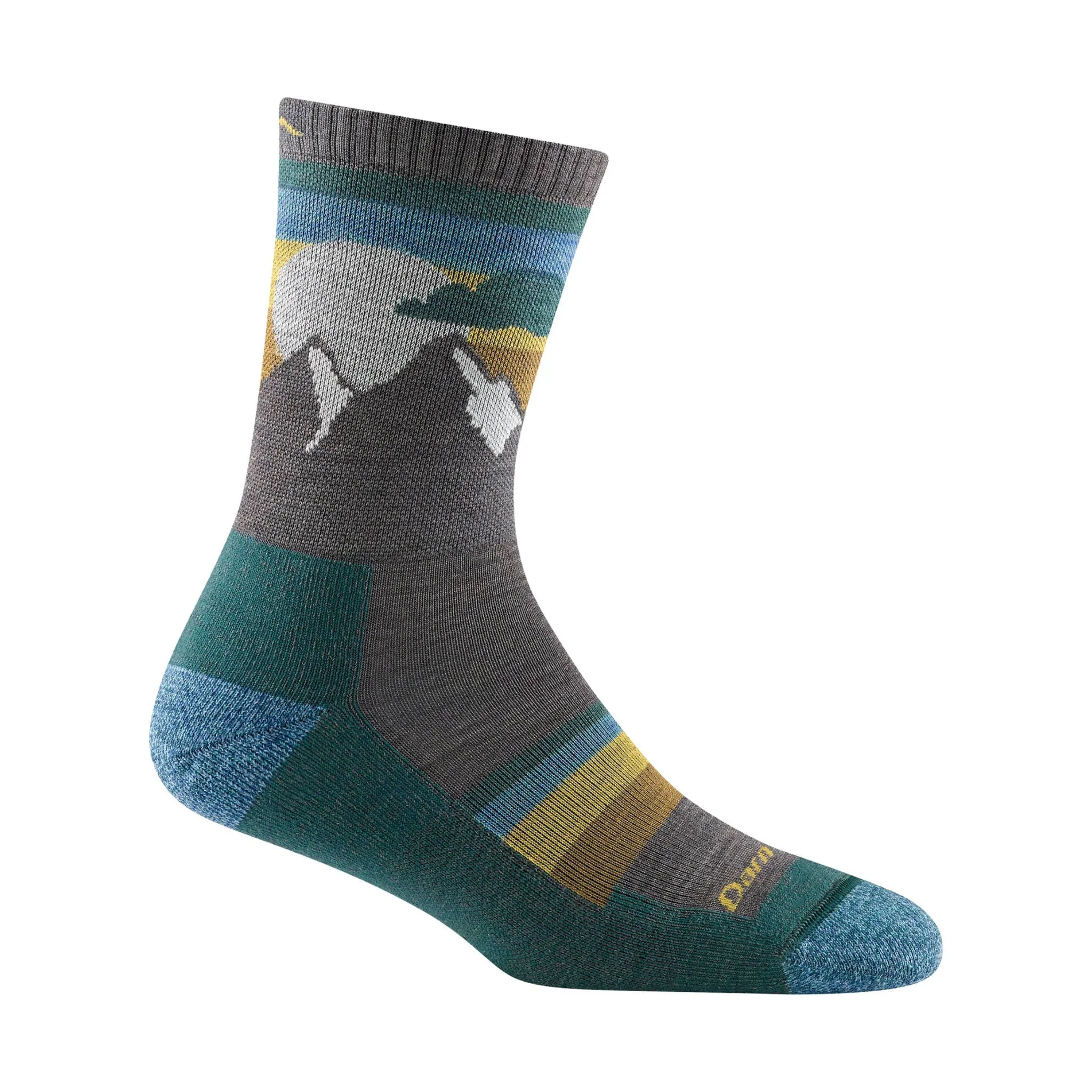 Darn Tough Vermont Women's Sunset Ledge Micro Crew Lightweight Hiking Sock - Taupe