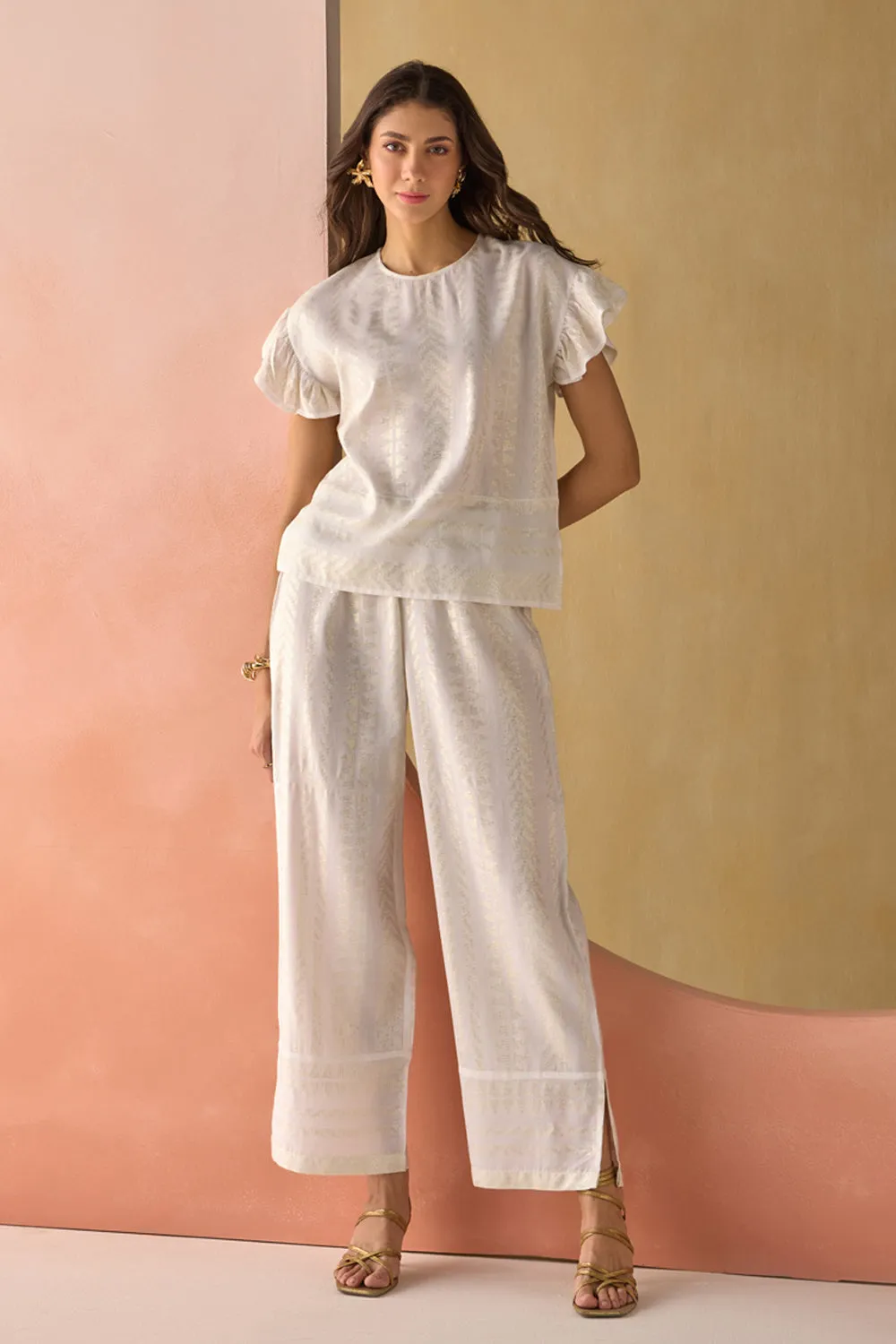 Dazzling Snowfall Co-ord Set