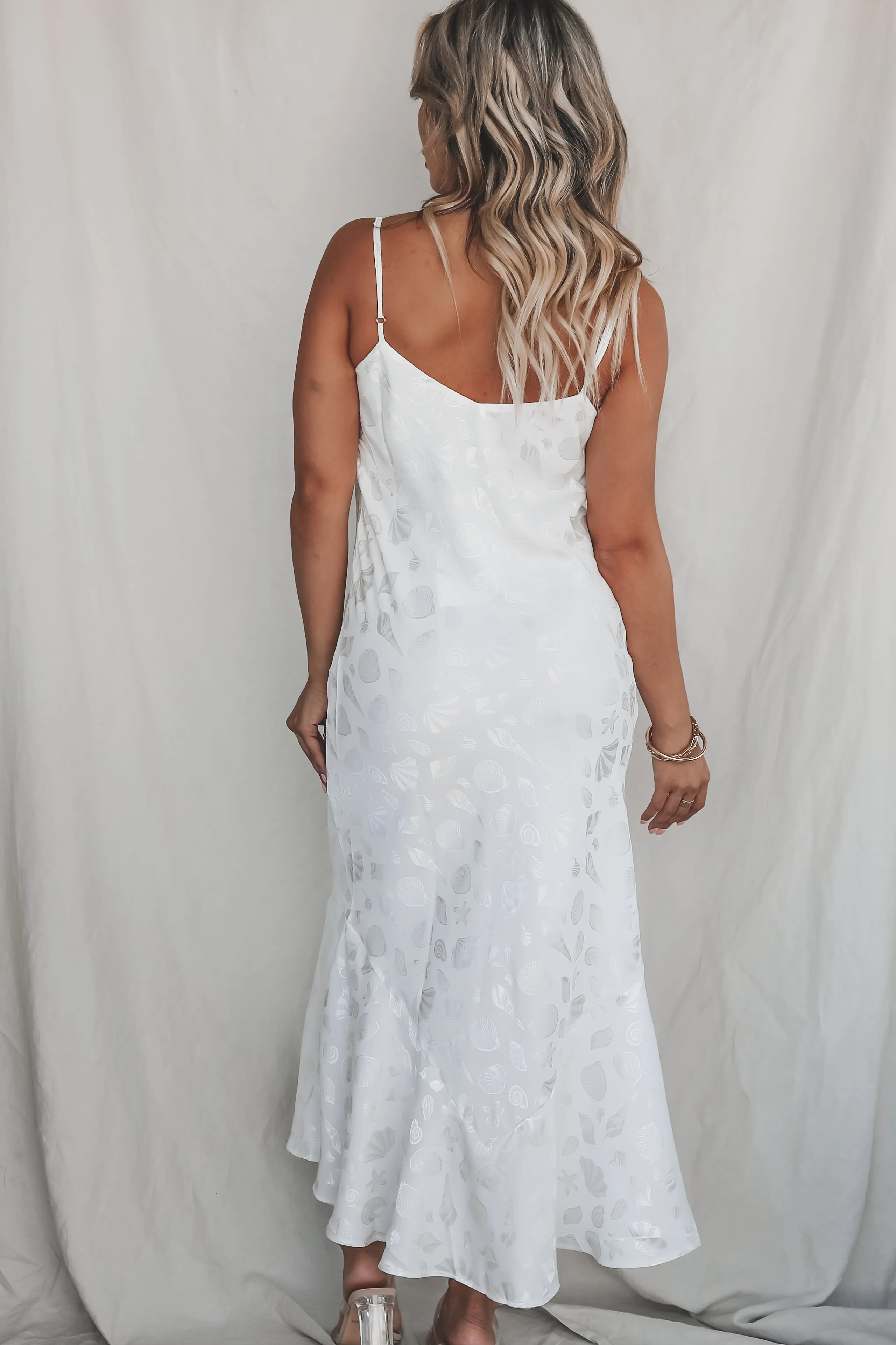 DEAL SHOW ME YOUR MUMU Uptown White Slip Dress