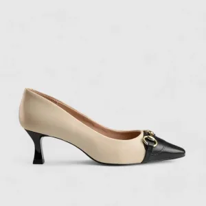 Dress Court Heel Black/White 11161