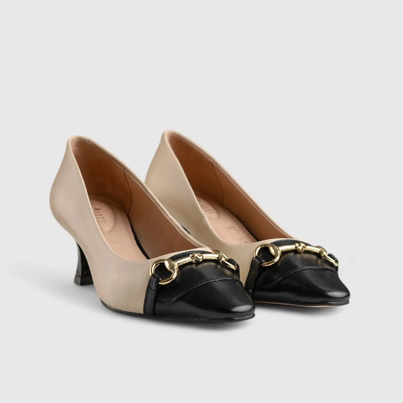 Dress Court Heel Black/White 11161