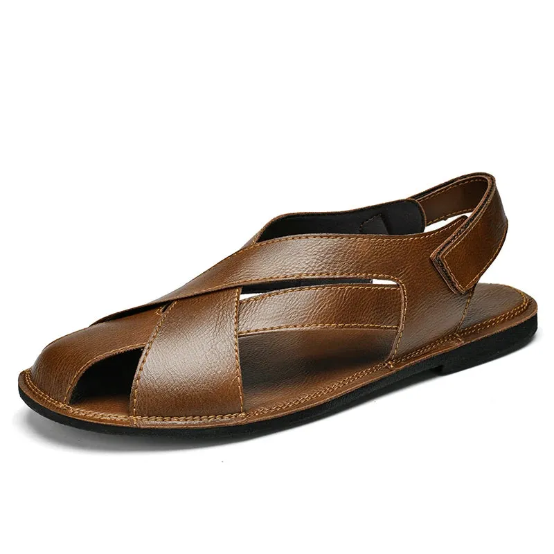 Echte Leder Herren Freizeitschuhe Slip-On Atmungsaktive Loafer