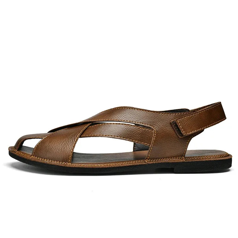 Echte Leder Herren Freizeitschuhe Slip-On Atmungsaktive Loafer
