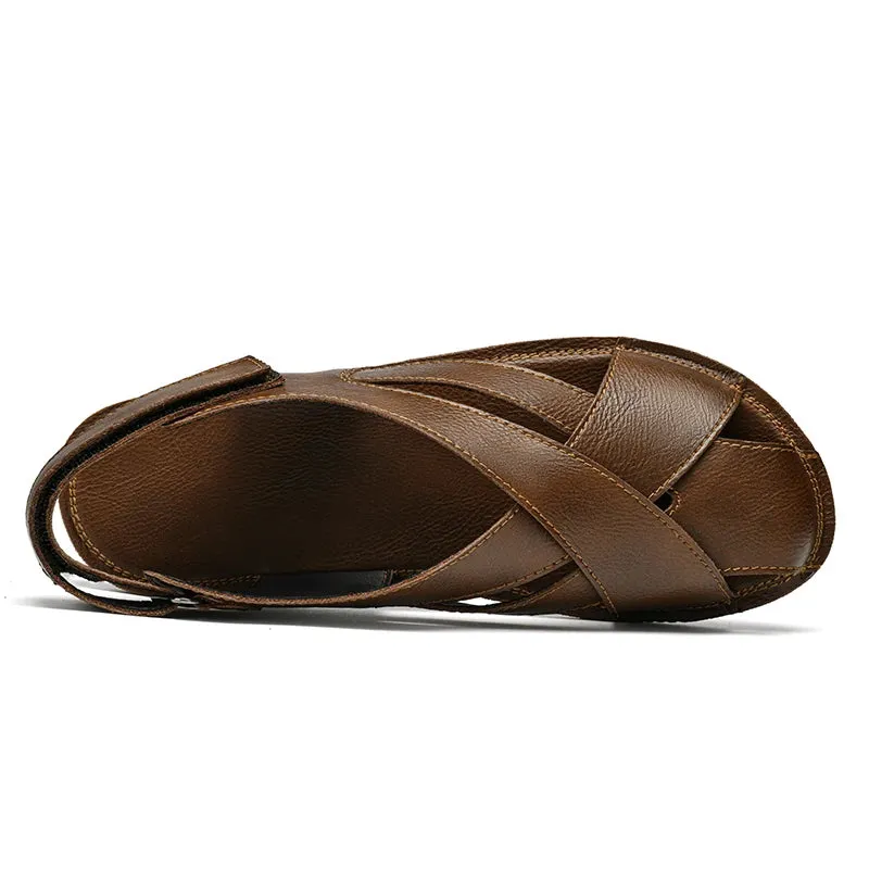 Echte Leder Herren Freizeitschuhe Slip-On Atmungsaktive Loafer