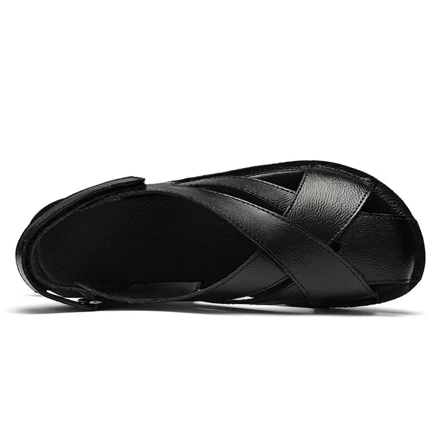 Echte Leder Herren Freizeitschuhe Slip-On Atmungsaktive Loafer