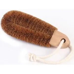 Eco Max Foot Brush - Hard Coconut Fibre and Wood Base