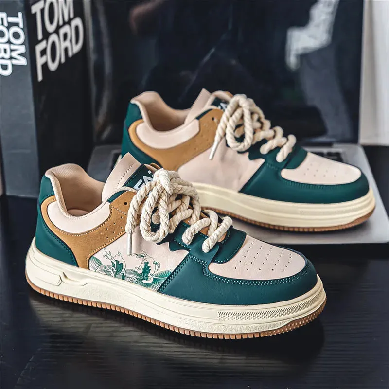 Erlebe den ultimativen Komfort mit den ComfortStyle Männer Platform Design Sneakers