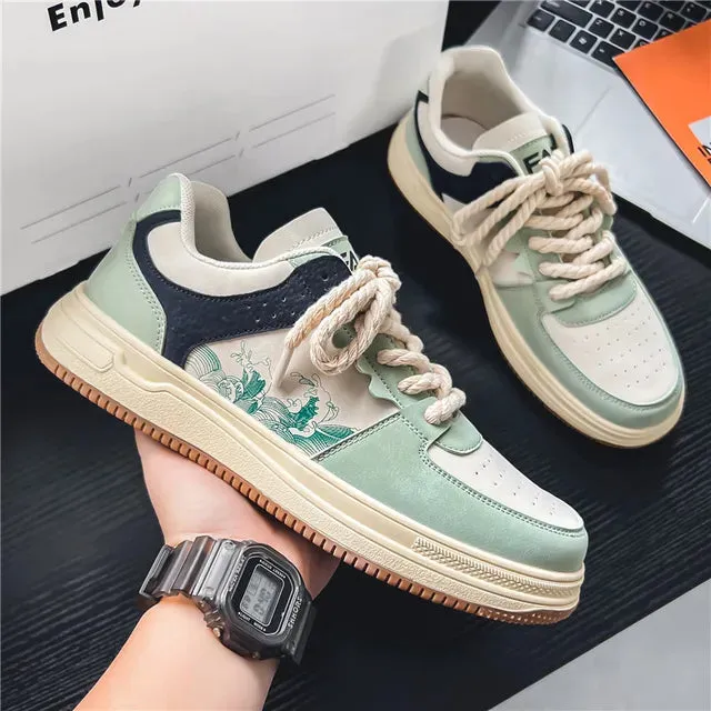 Erlebe den ultimativen Komfort mit den ComfortStyle Männer Platform Design Sneakers