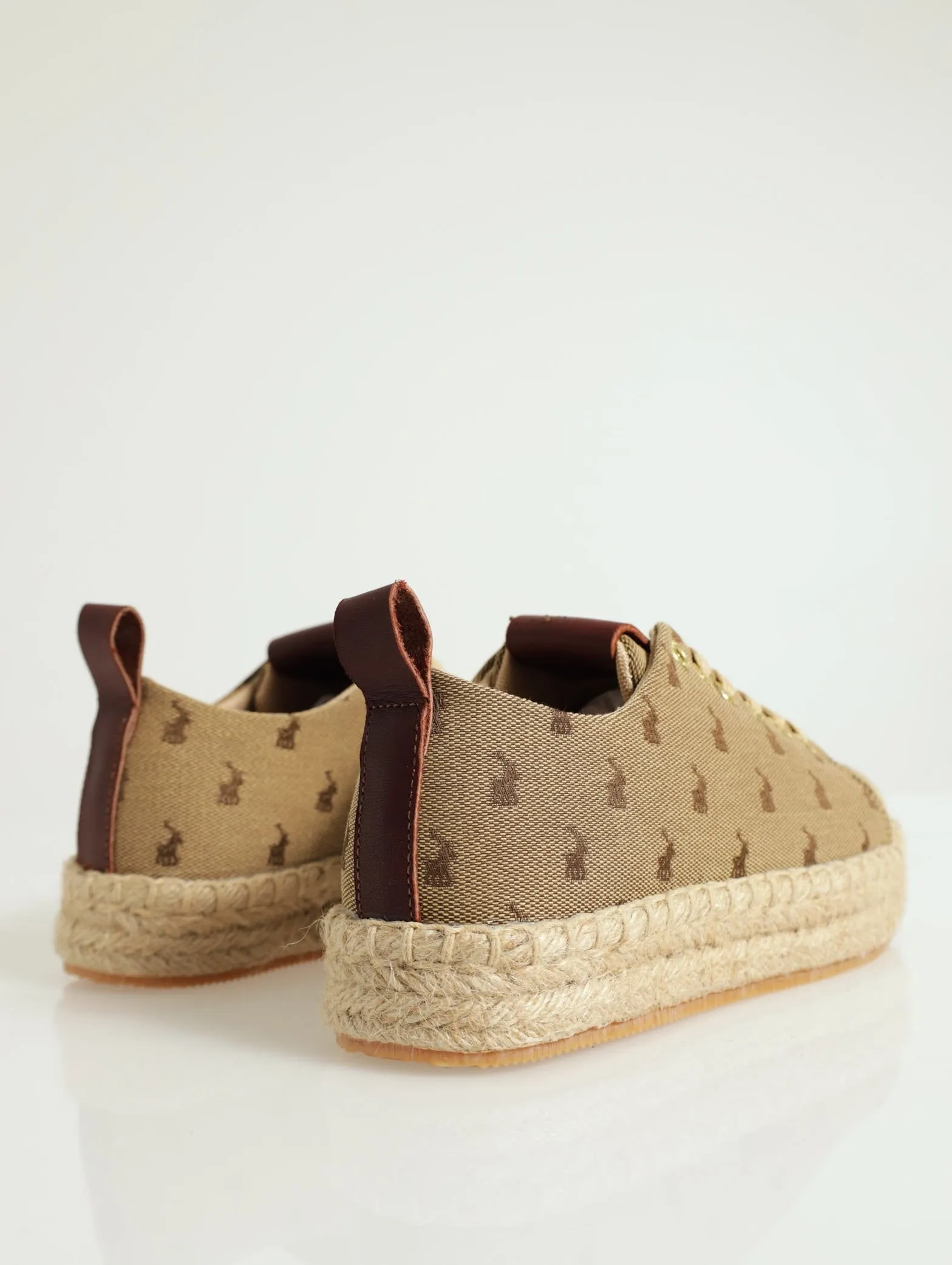 Espadrille Lace-Up Sneaker - Stone