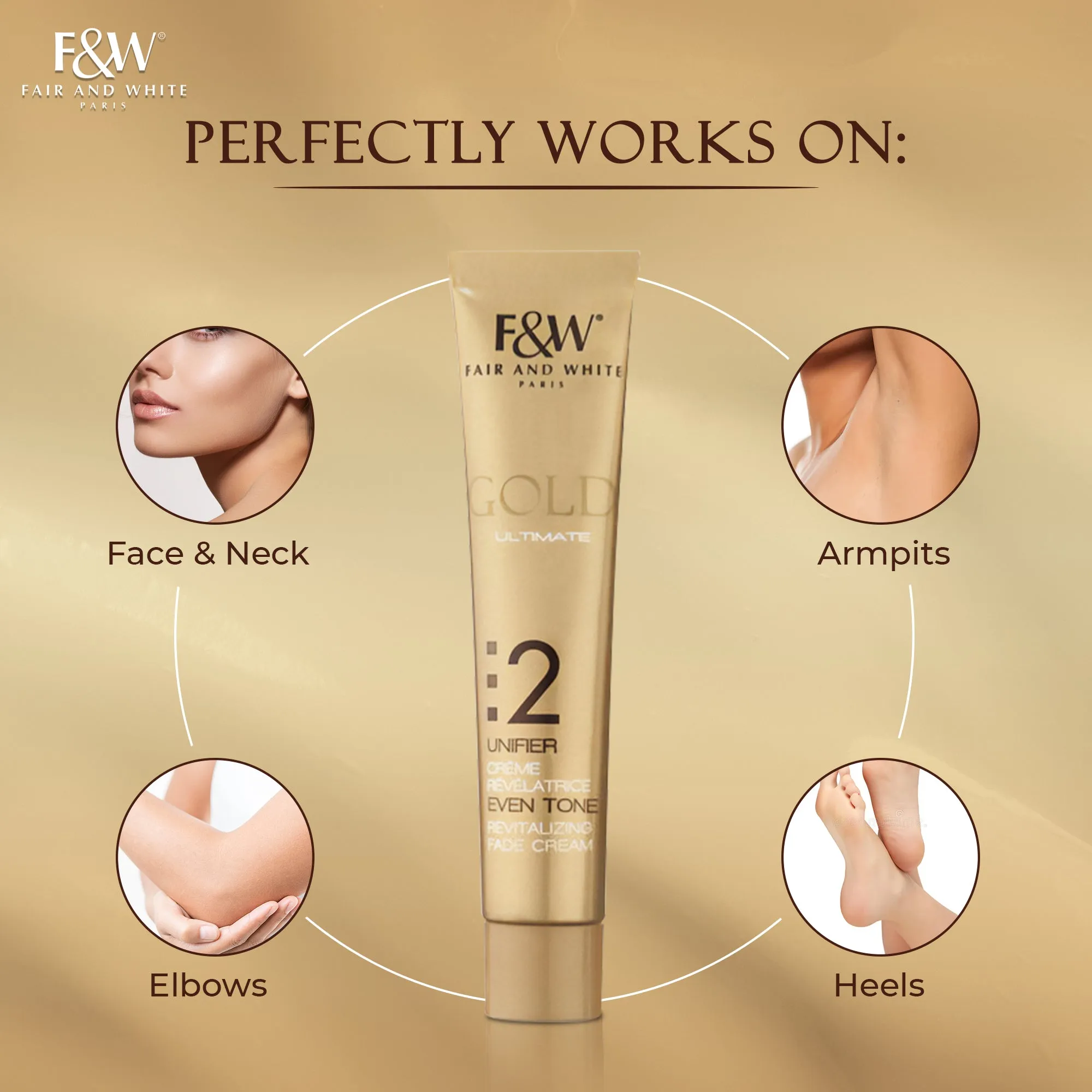 Fair & White Gold Revitalizing Step 2 Fade Cream -Unifier - 50ml / 1.7 oz