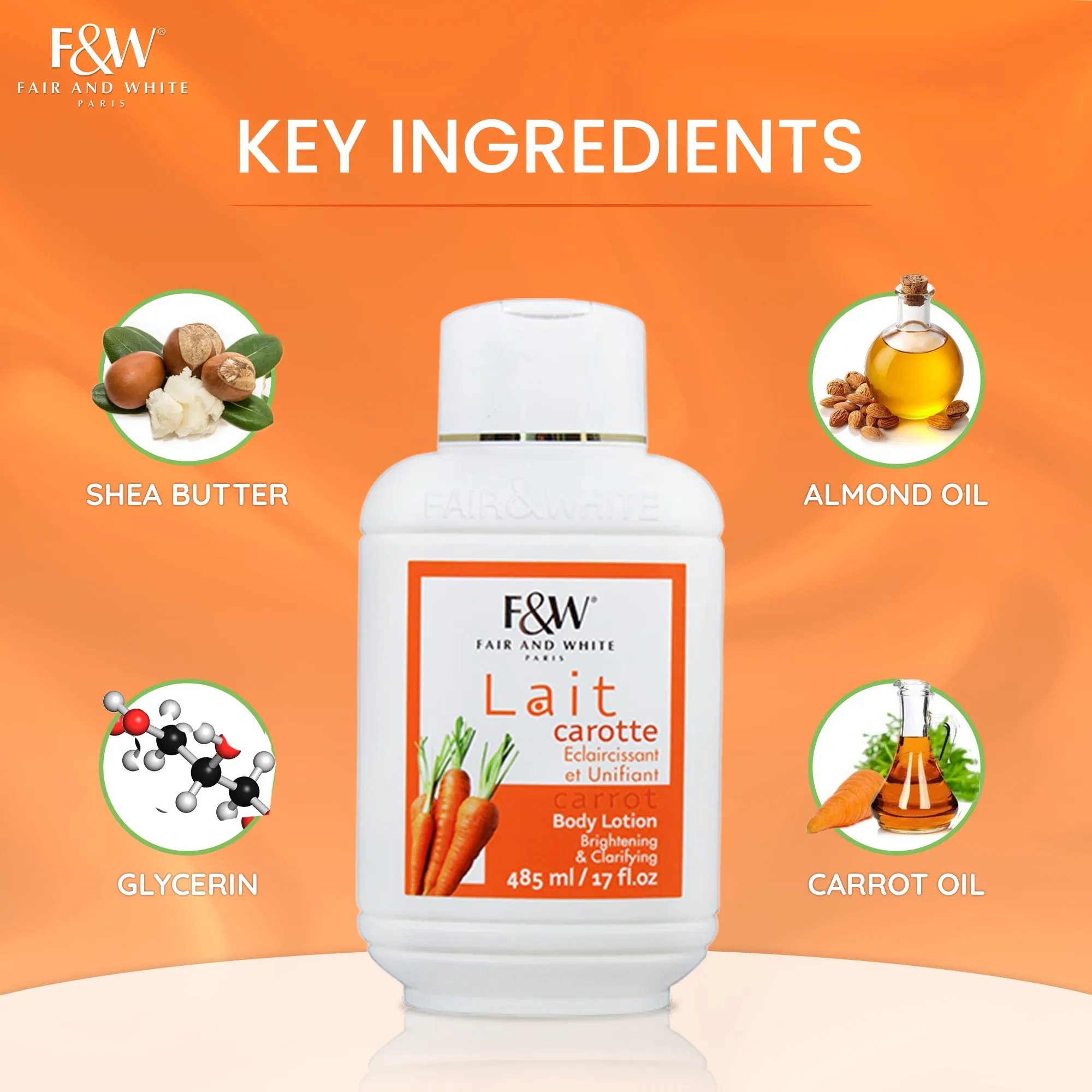 Fair & White Original Carrot Moisturizing Lotion