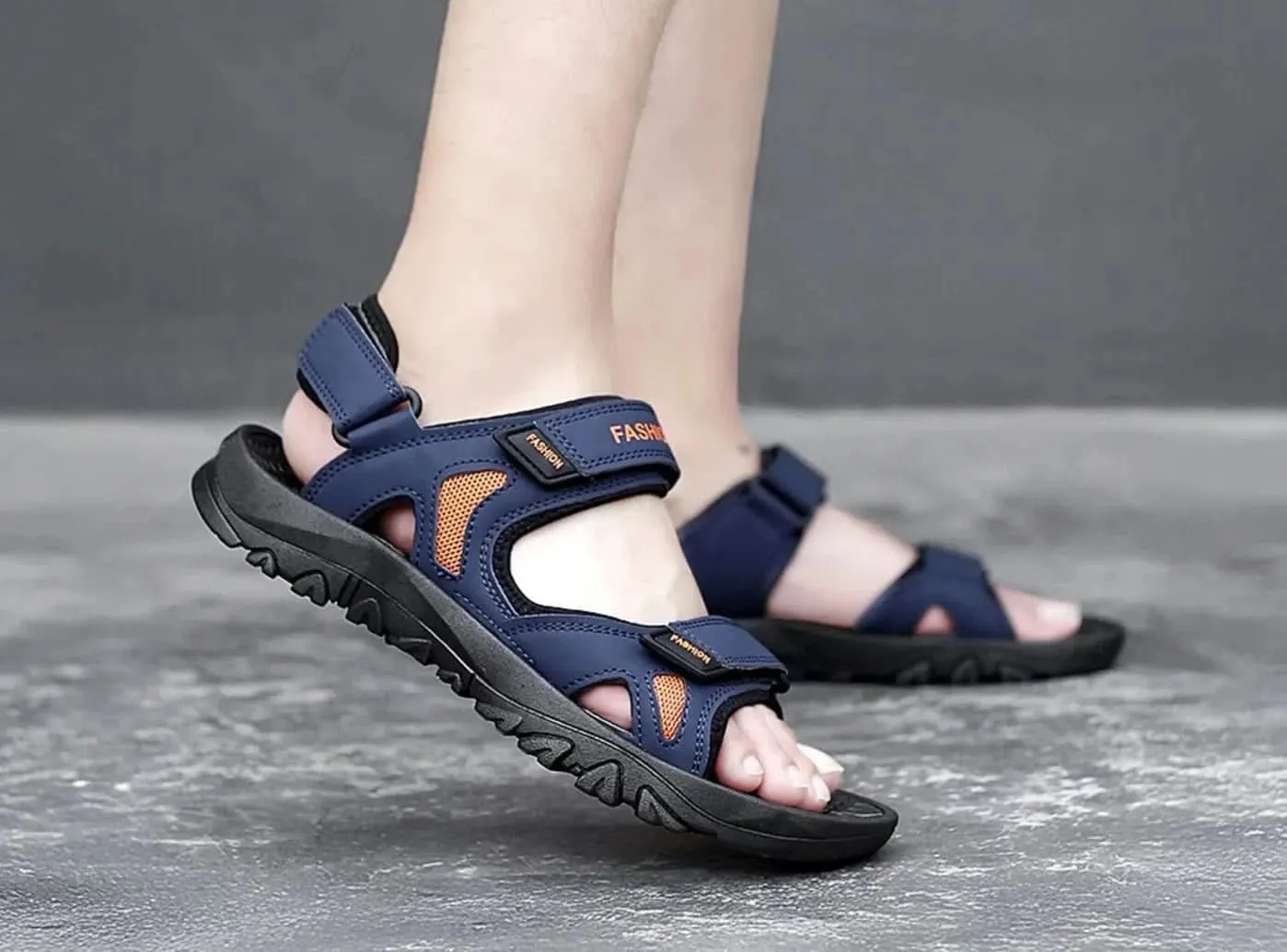 FitVille Men's Casual Beach Sandals