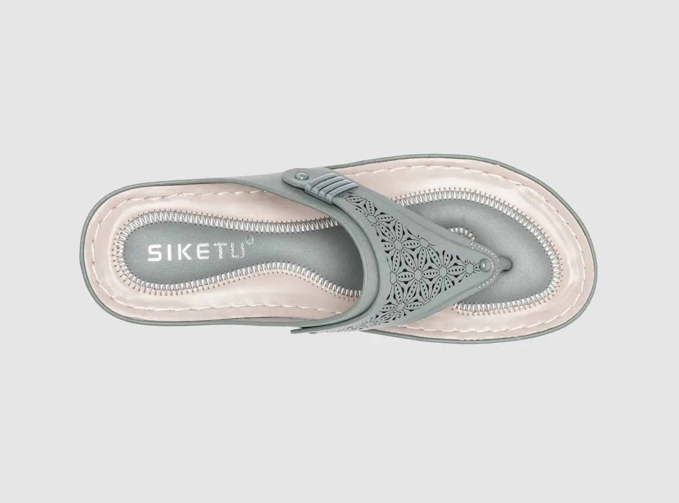 FitVille Women's Wedge Toe Sandals
