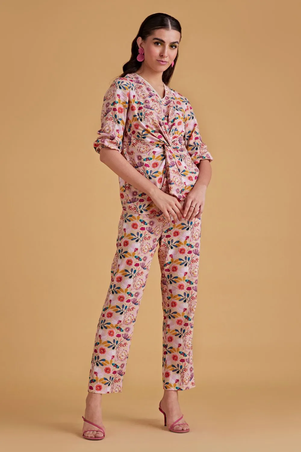 Floral Twist Co-ord Set
