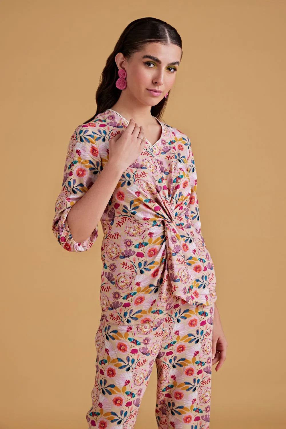 Floral Twist Co-ord Set