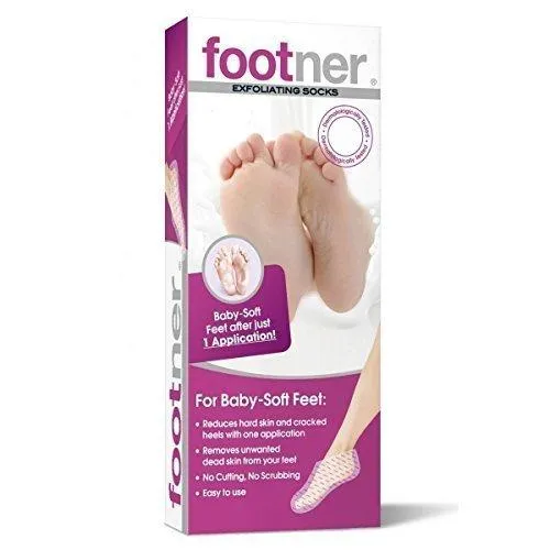 Footner Exfoliating Socks 1 Pair - 6 Pack