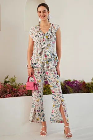 Frilly Flutter Printed Co-ord Set