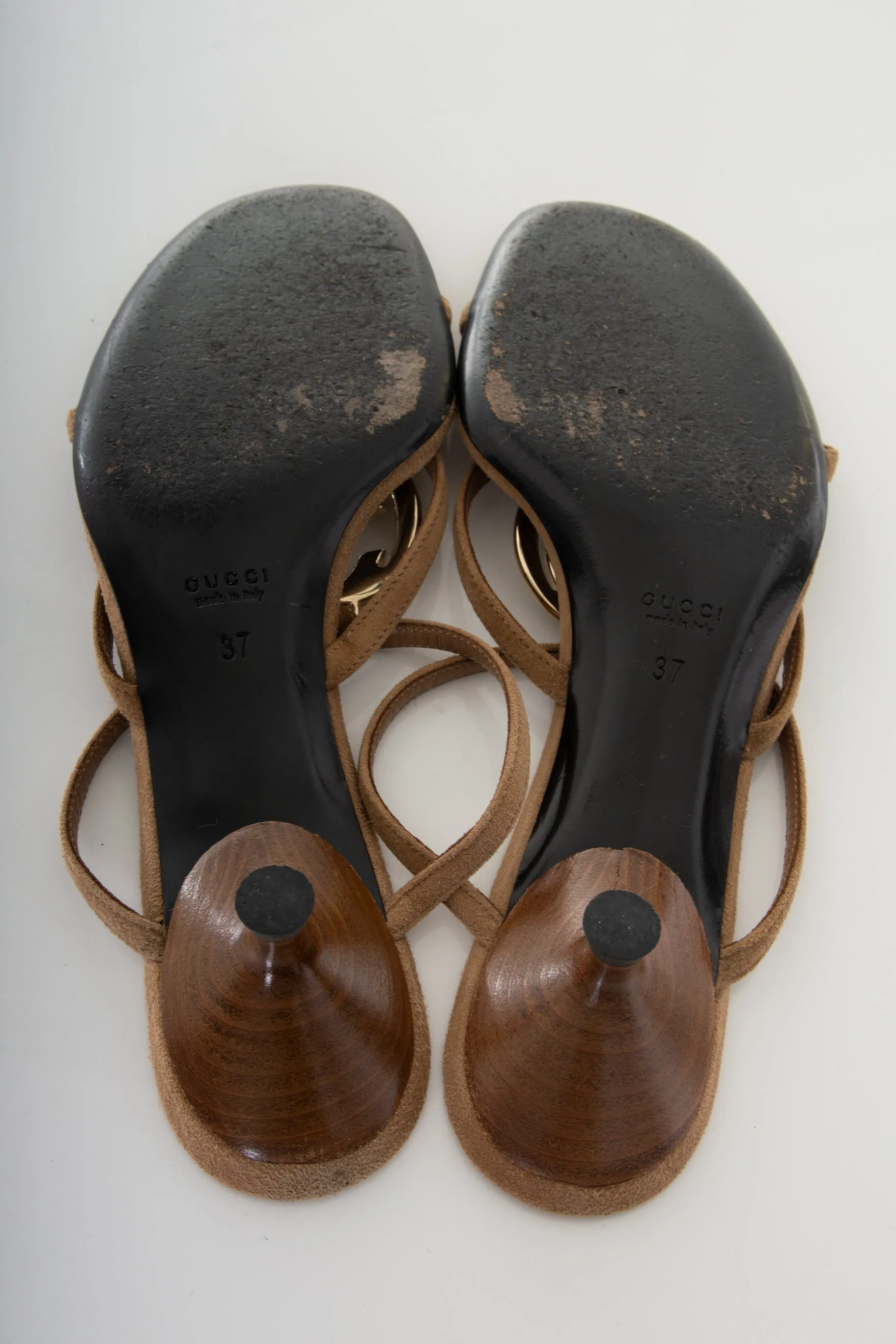 GG Suede Kitten Heels 37