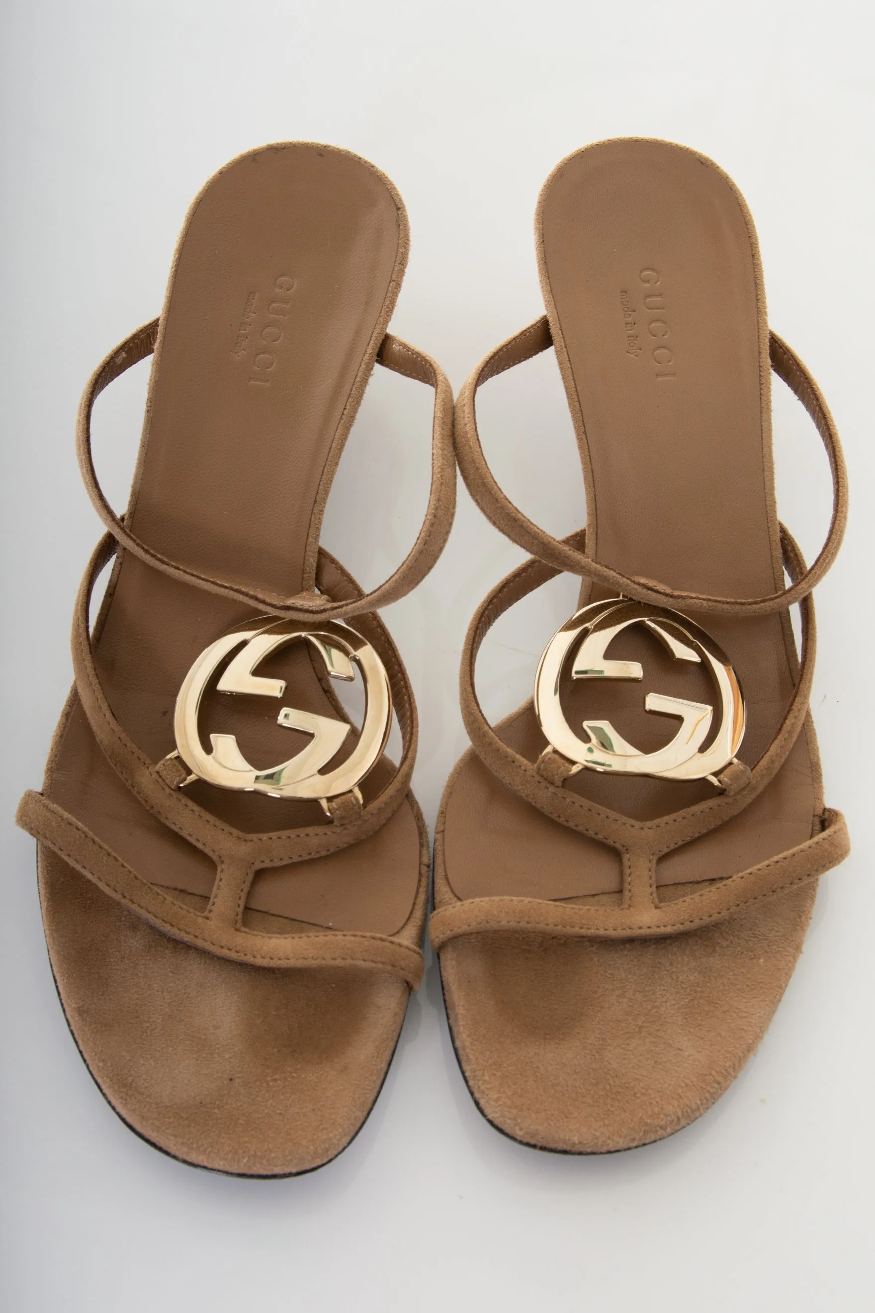 GG Suede Kitten Heels 37