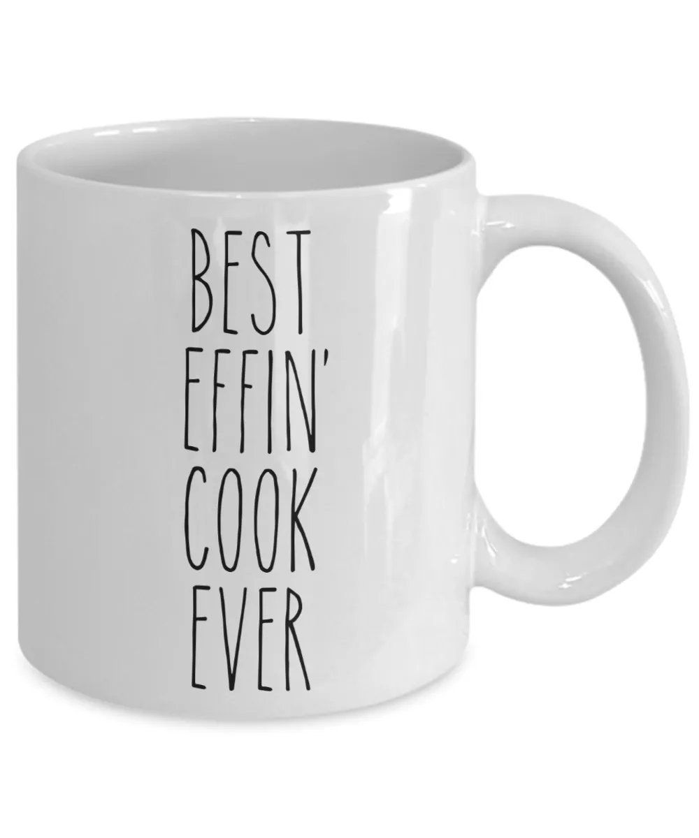 Gift For Cook2 Best Effin' Cook2 Ever Mug Coffee Cup Funny Coworker Gifts