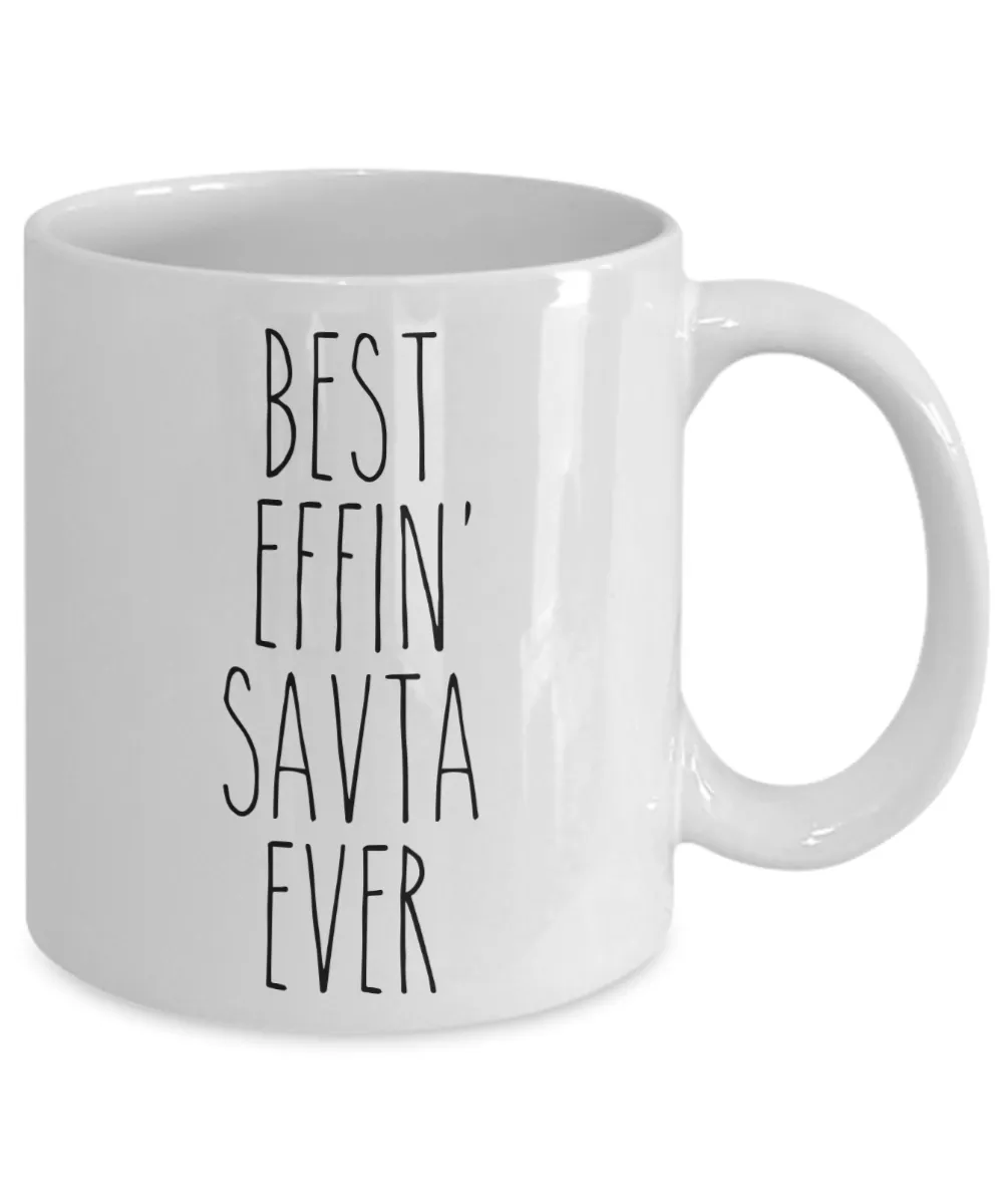 Gift For Savta Best Effin' Savta Ever Mug Coffee Cup Funny Coworker Gifts