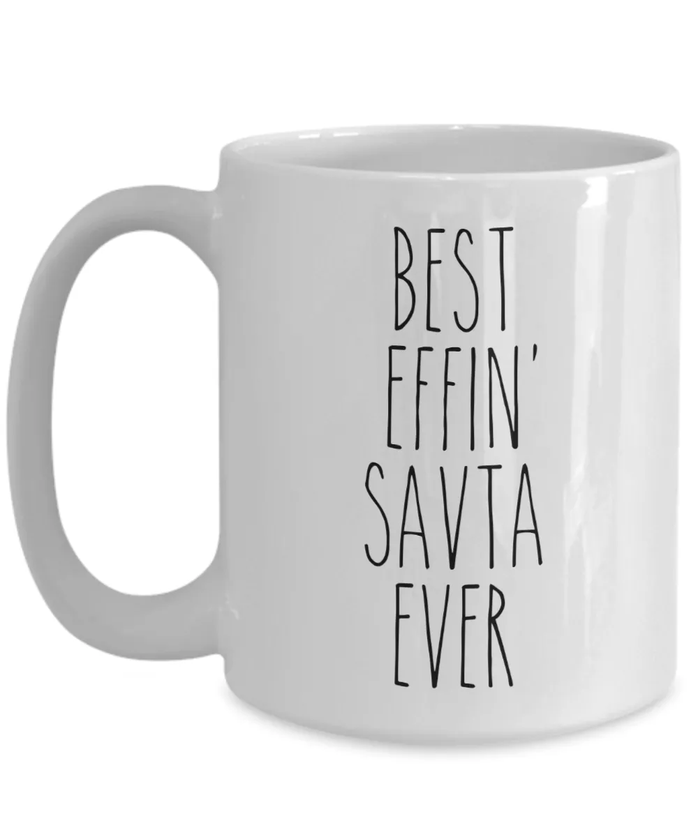 Gift For Savta Best Effin' Savta Ever Mug Coffee Cup Funny Coworker Gifts