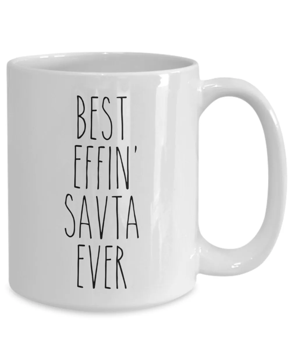 Gift For Savta Best Effin' Savta Ever Mug Coffee Cup Funny Coworker Gifts