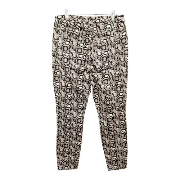 Good American Good Legs Snake-Print Skinny Jeans 18 NWT