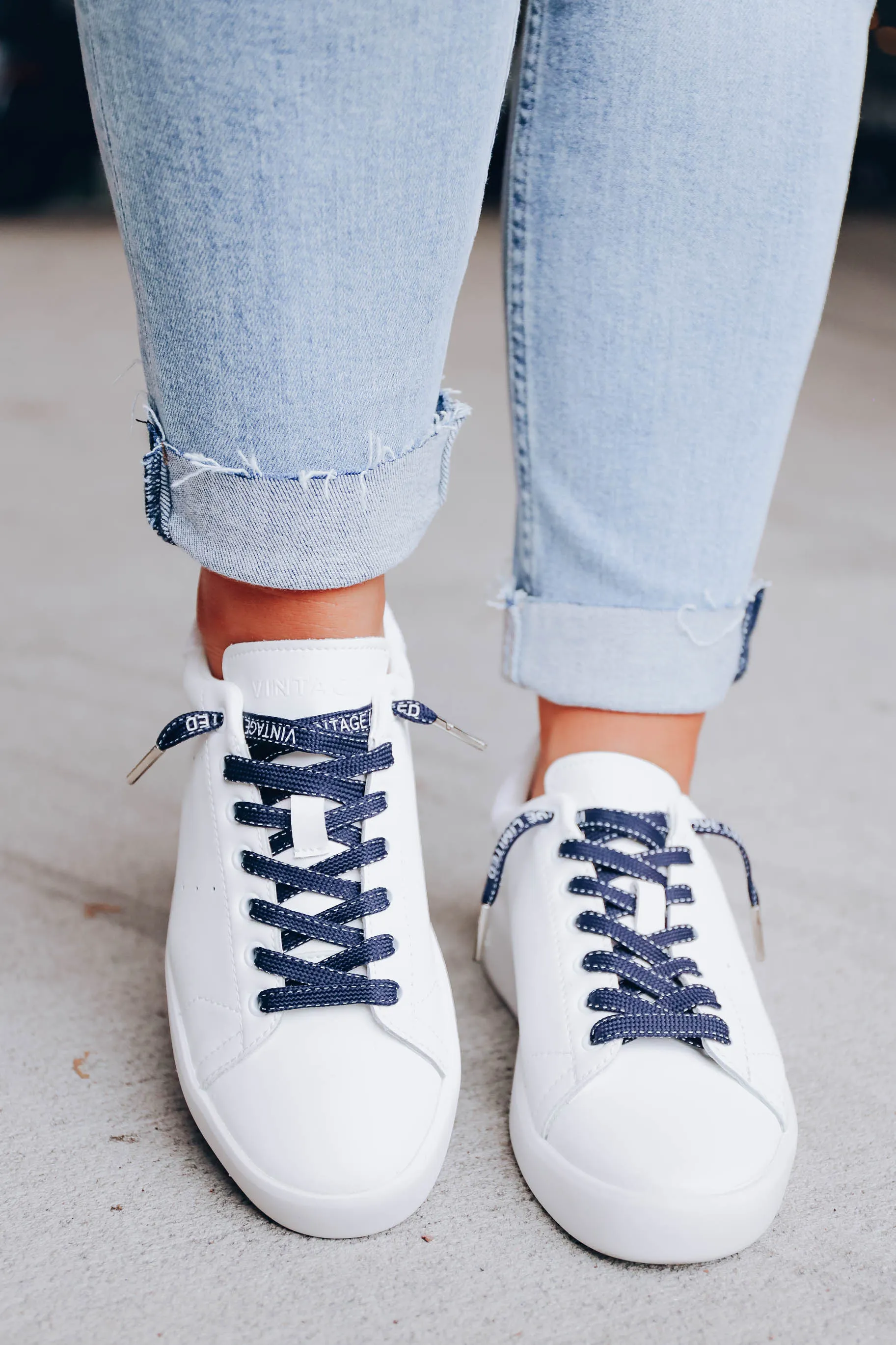 Grant Vintage Havana Sneaker - White
