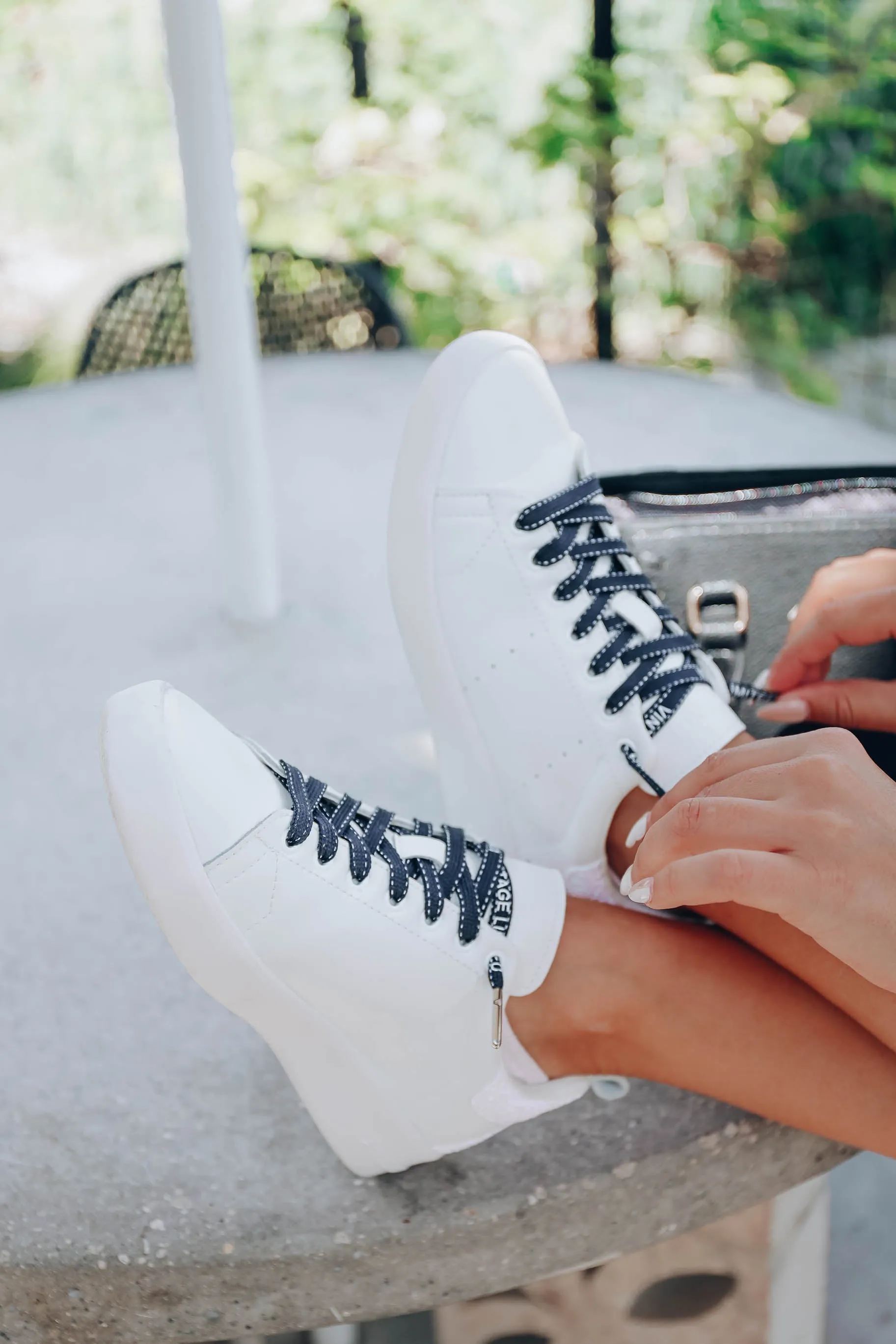 Grant Vintage Havana Sneaker - White