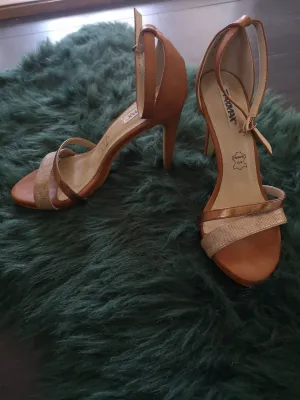 High Heel Sandalette brown