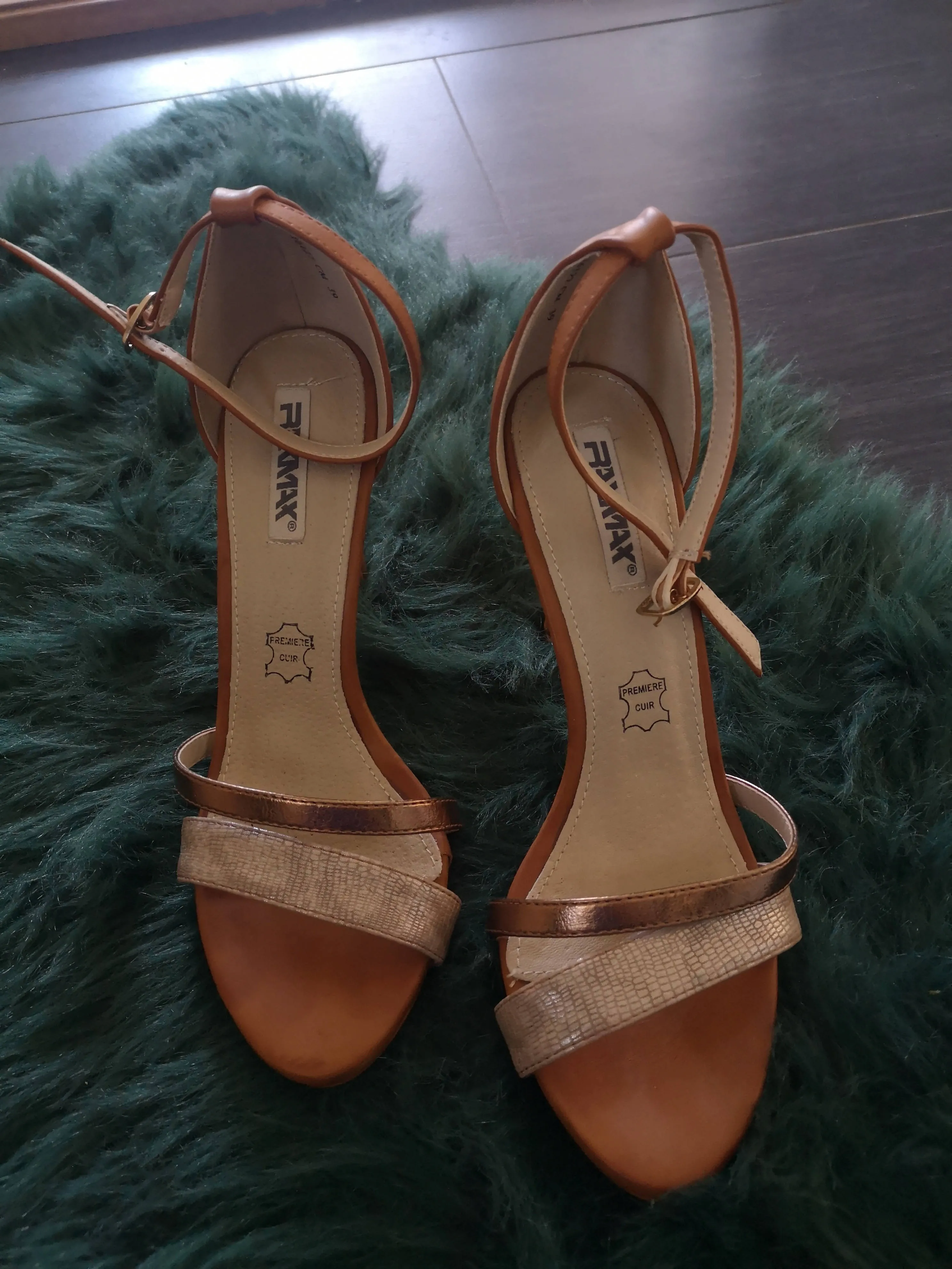 High Heel Sandalette brown