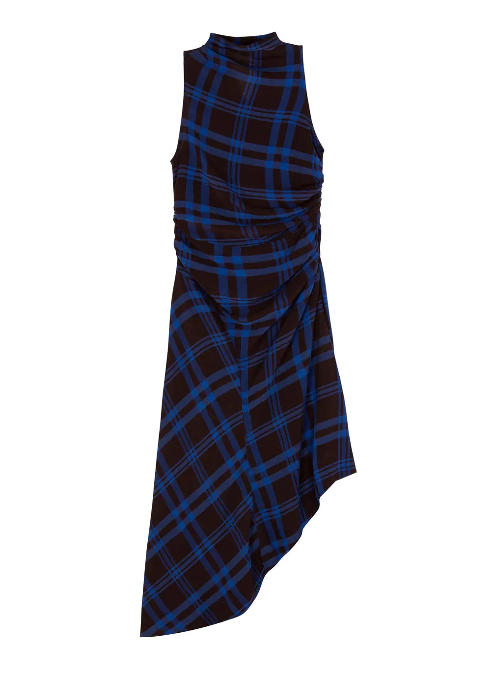 Iggy Dress in Brown / Royal