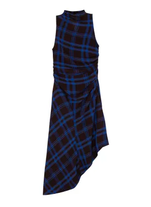 Iggy Dress in Brown / Royal