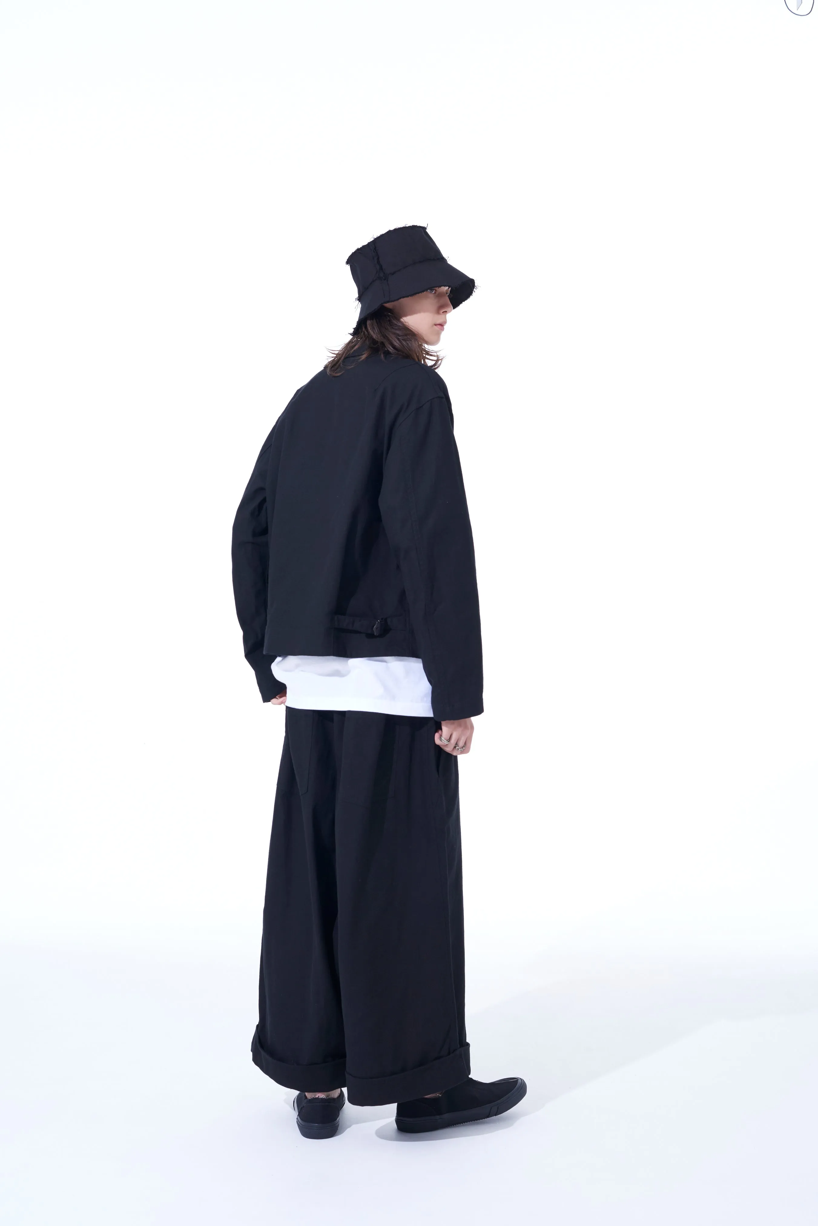 INDIAN KHADI WIDE LEG WITH MAKIN HEM
