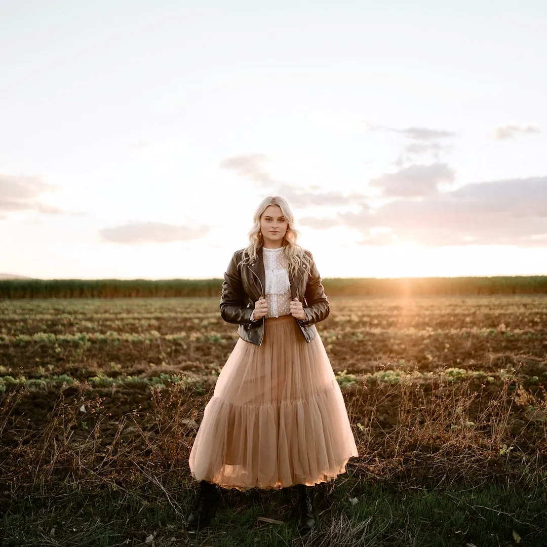 ines romantic tutu - latté tulle