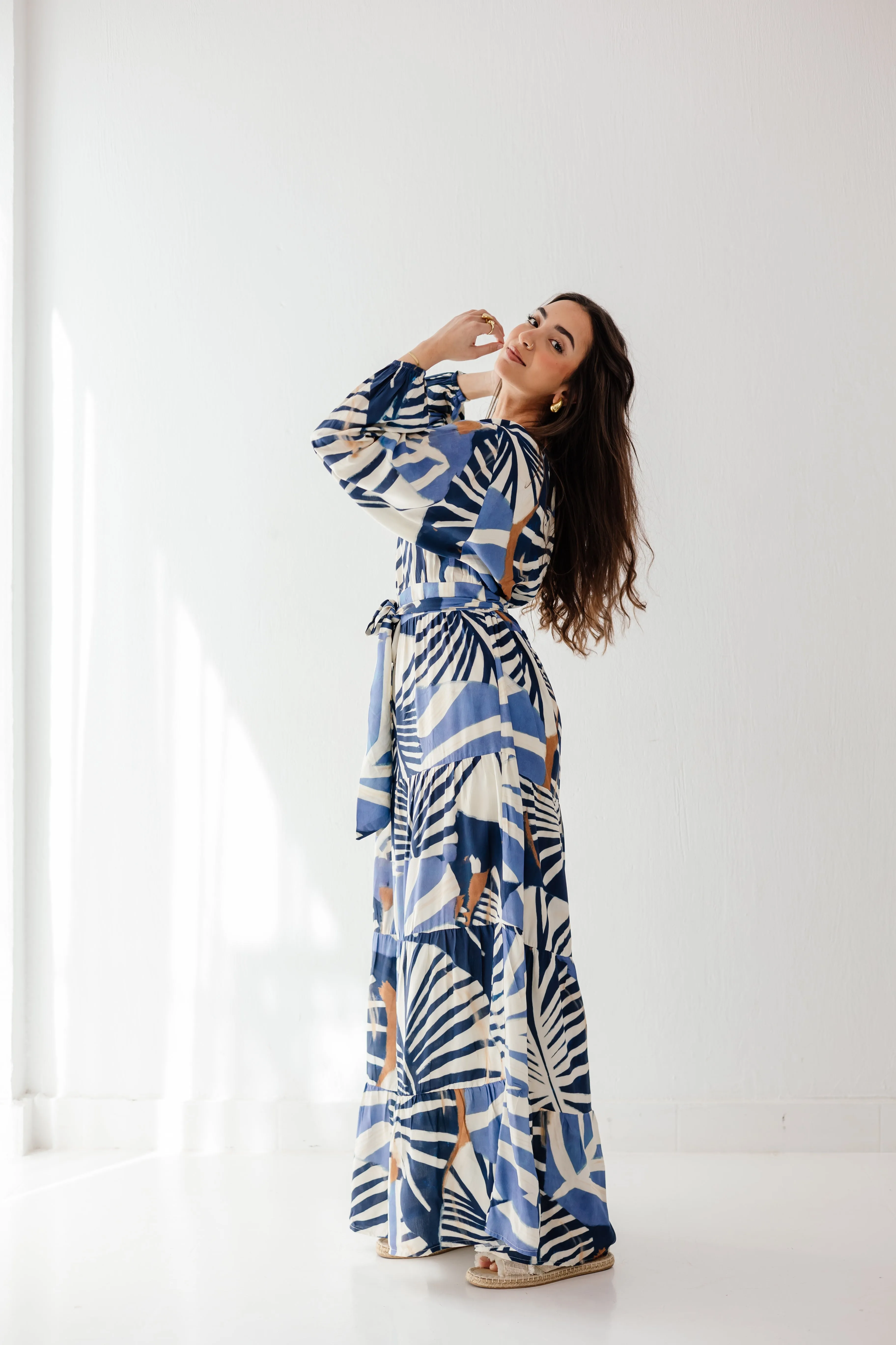 Isla Dress in Blue