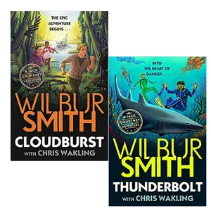 Jack Courtney Adventures Series 2 Books Collection Set by Wilbur Smith (Cloudburst & Thunderbolt)