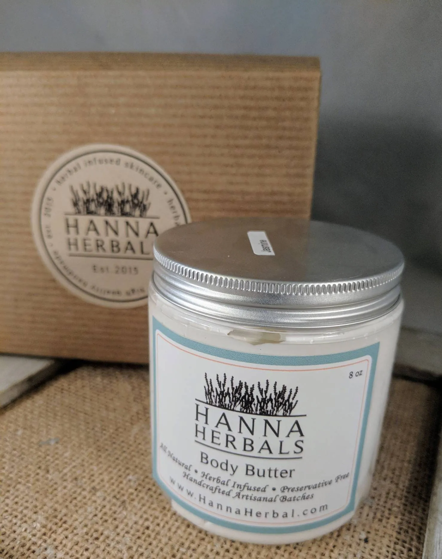 Jasmine Body Butter - 8 oz glass jar,  floral body butter, Christmas, dry skin relief, jasmine oil, winter skin relief, gift for her